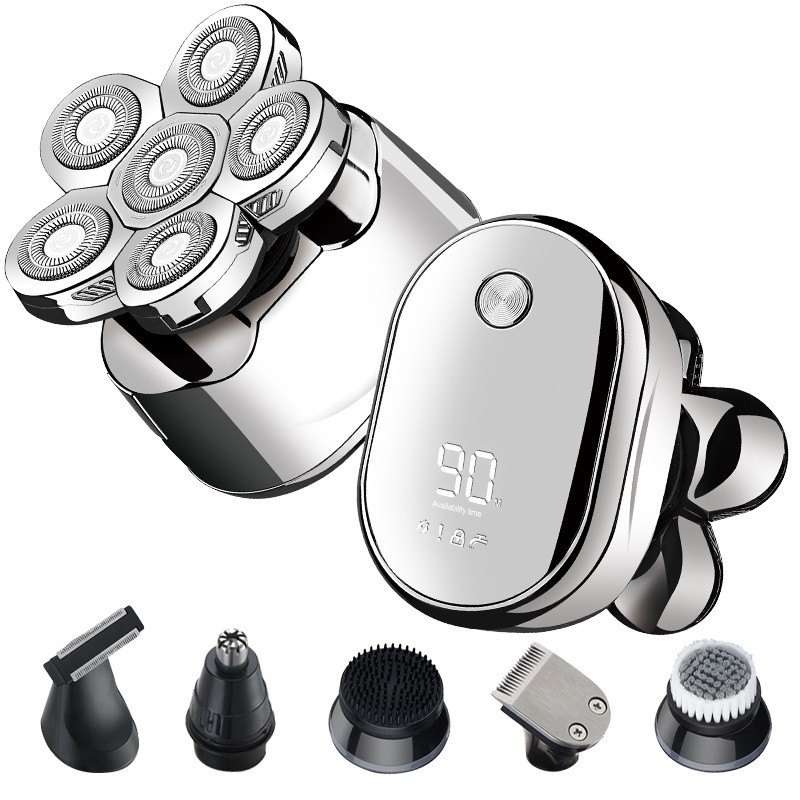 Professional Floating Blades Razor 6 in 1 rotary  Electric Shaver