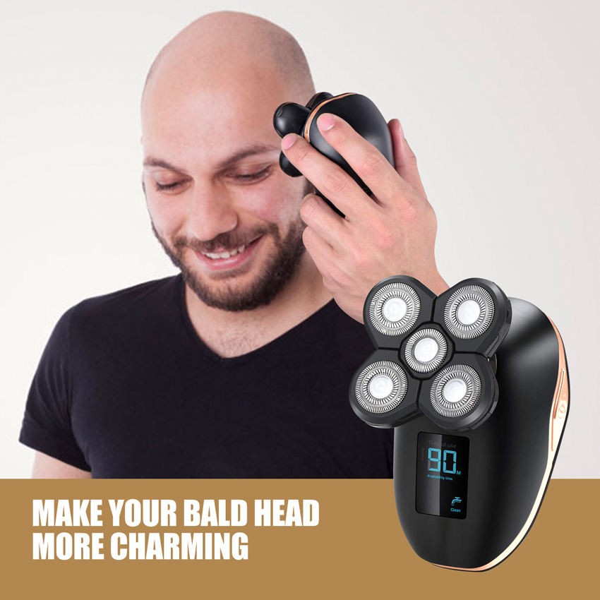 Professional Kit 5 in 1 Five Head Rechargeable Shaver 