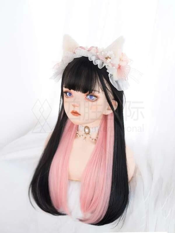 Long Straight Synthetic Wig With Bangs