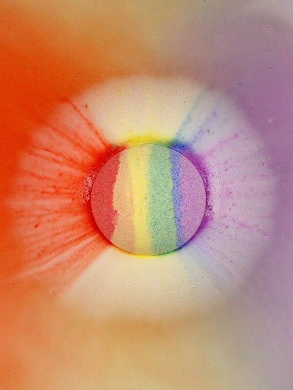 Rainbow Bath Bomb