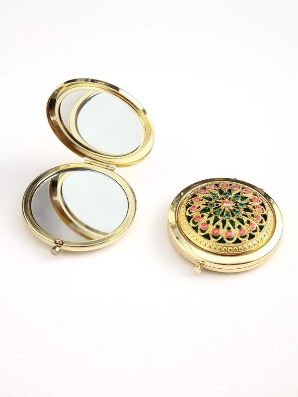 Random Color Double-sided Makeup Mirror