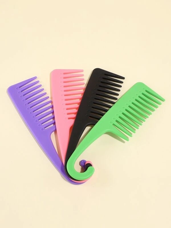 Random Color Wide Tooth Hair Comb