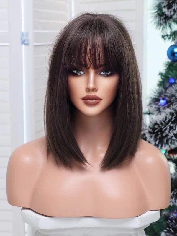 Short 1Straight Synthetic Wig With Bangs