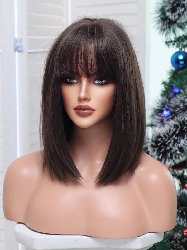 Short 1Straight Synthetic Wig With Bangs