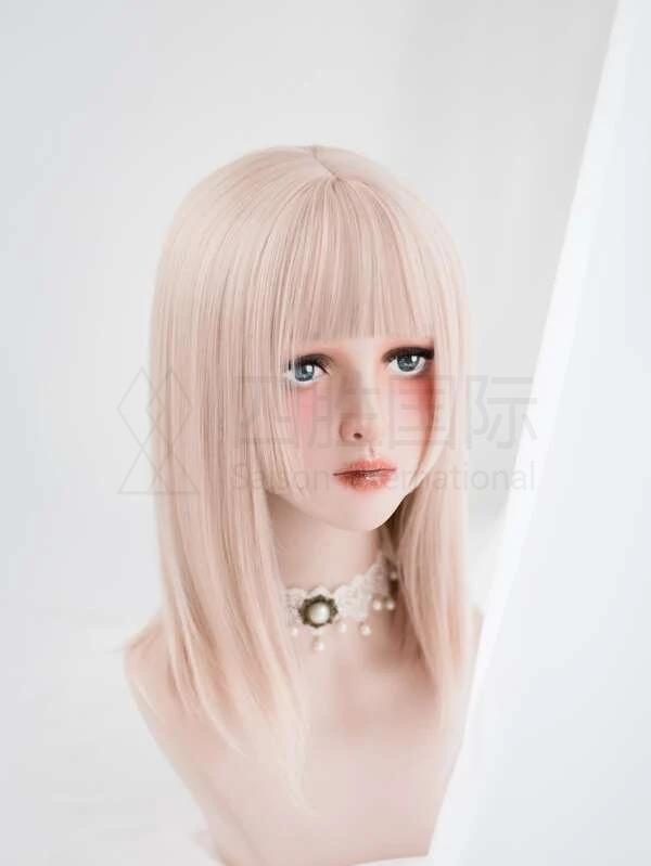 Short Straight Synthetic Wig With Bangs