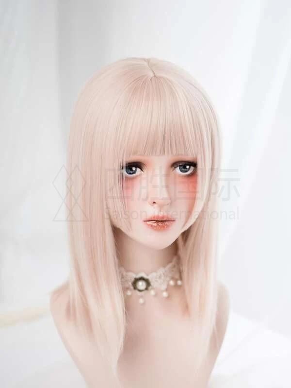 Short Straight Synthetic Wig With Bangs