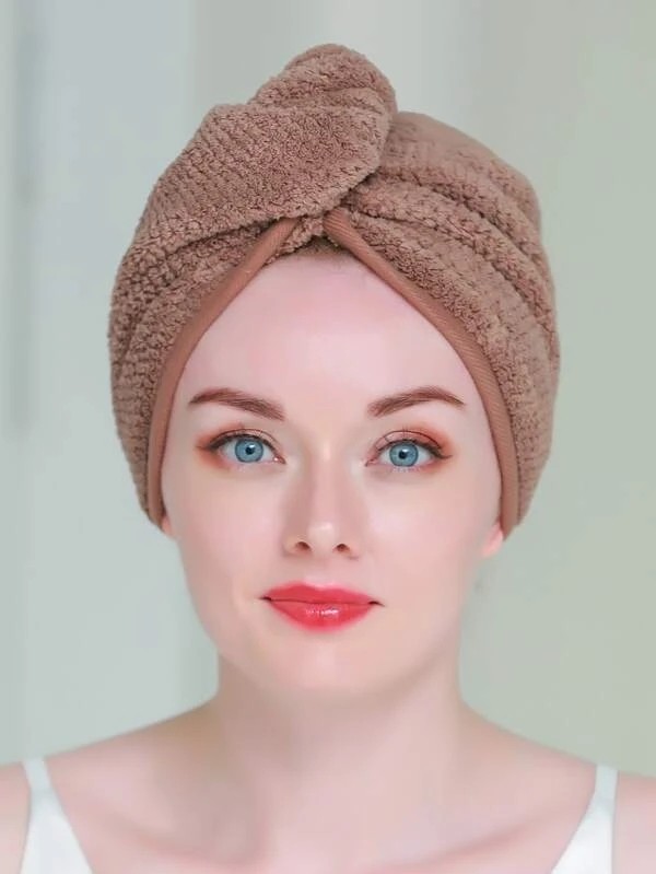 Solid Color Hair Towel