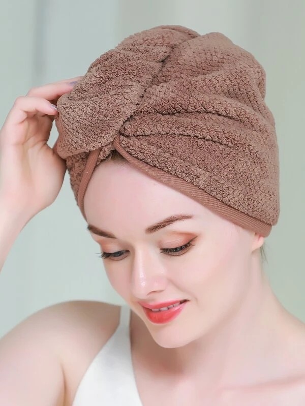 Solid Color Hair Towel