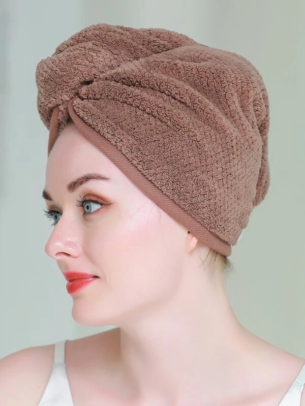 Solid Color Hair Towel