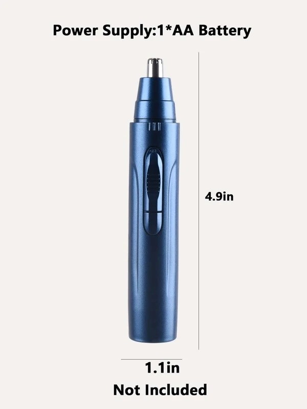 Speed cleaning electric nose hair trimmer