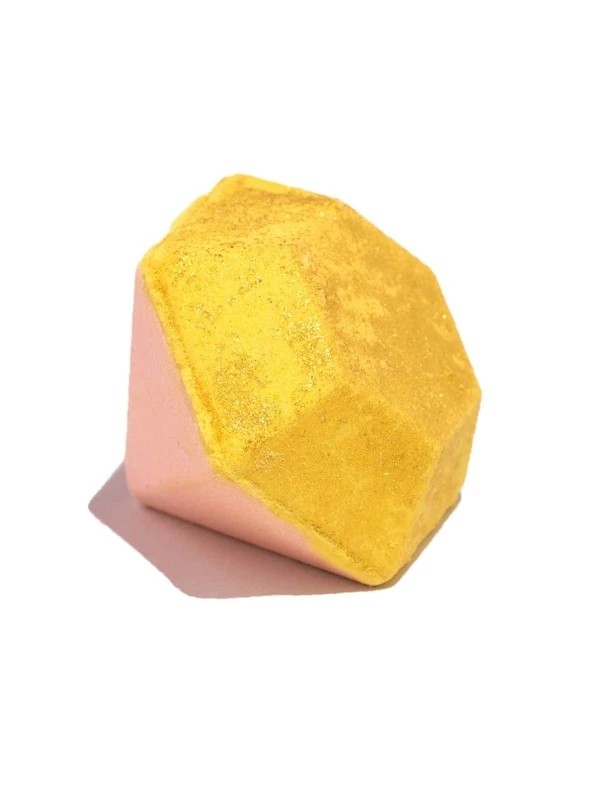 Strawberry Scented Glitter Diamond Shaped Bath Bomb