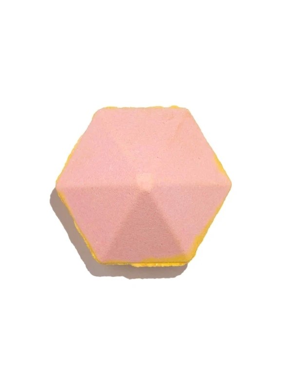 Strawberry Scented Glitter Diamond Shaped Bath Bomb