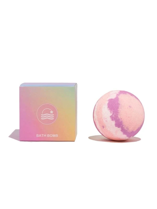 Strawberry Scented Multicolor Bath Bomb