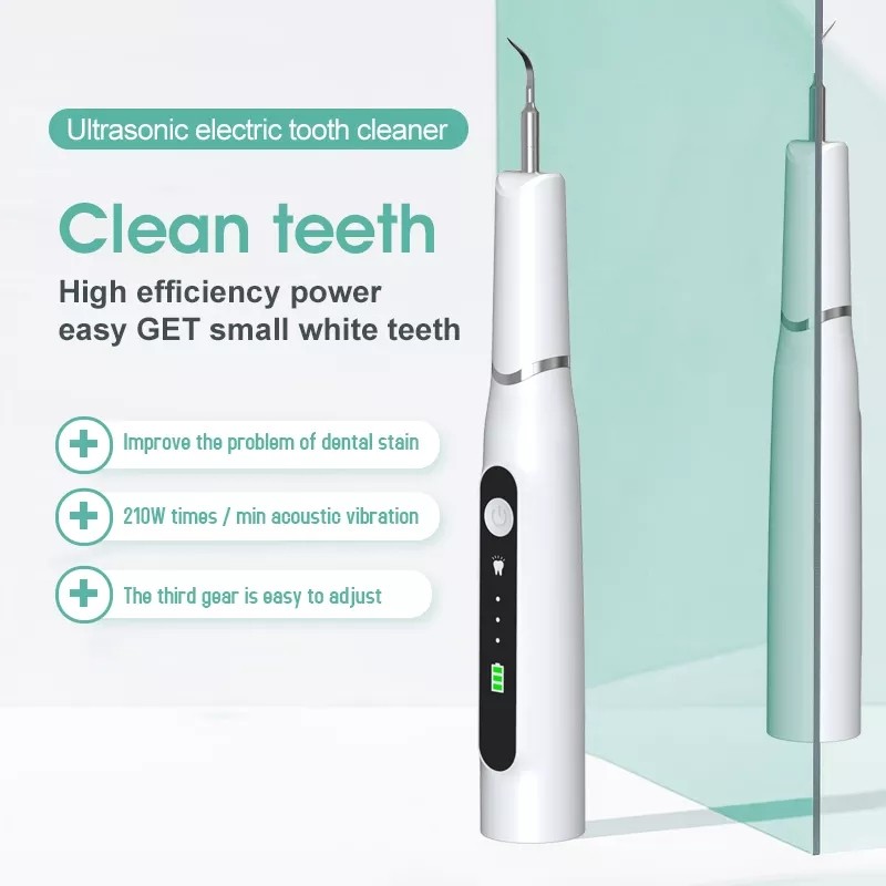 Ultrasonic USB Rechargeable Oral Care Deep Cleaning Dental Calculus Tooth Cleaner