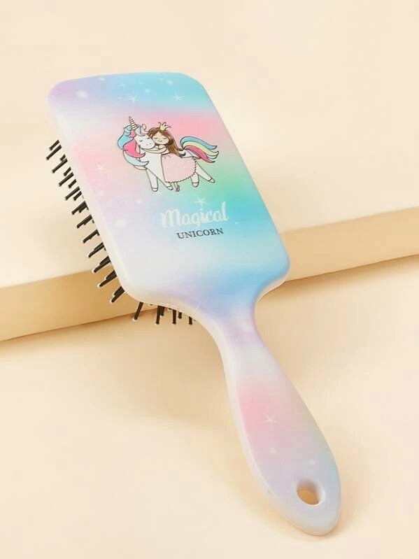 Unicorn Pattern Massage Hair 1Comb