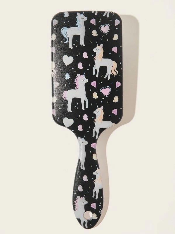 Unicorn Pattern Massage Hair Comb