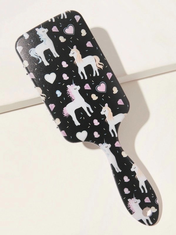 Unicorn Pattern Massage Hair Comb