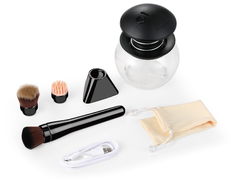 Wireless makeup brush  cleaning set