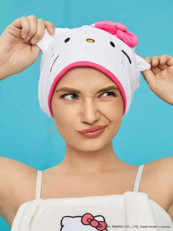 X Hello Kitty Hair Drying Cap