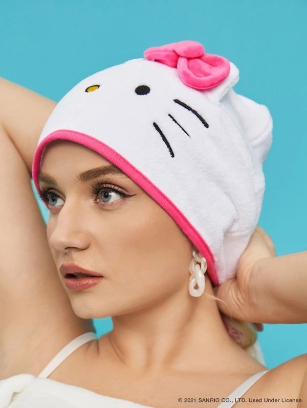 X Hello Kitty Hair Drying Cap