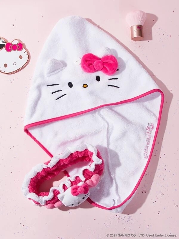 X Hello Kitty Hair Drying Cap