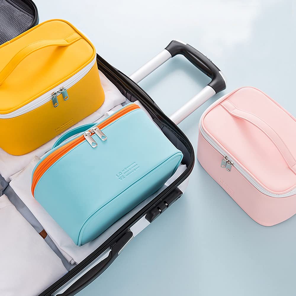 Zipper waterproof Valentine's Day travel makeup bag