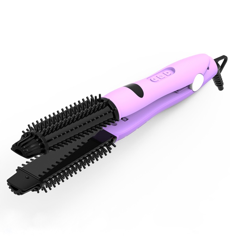 both negative ion fluffy Straight hair comb curling stick 