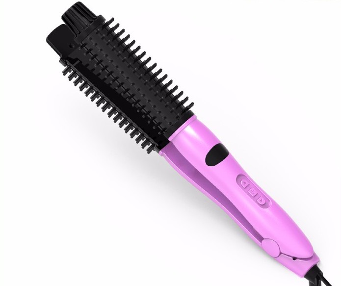 both negative ion fluffy Straight hair comb curling stick 