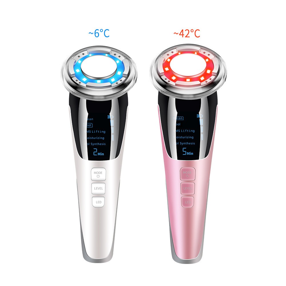 hot cold face lifting massager